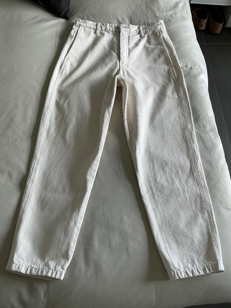 Vanilia, broek,  maat 38, Kleding | Dames, Broeken en Pantalons, Maat 38/40 (M), Vanilia, Wit, Ophalen of Verzenden