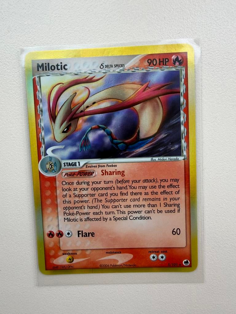 Milotic Pokemon kaart, Ophalen of Verzenden, Zo goed als nieuw