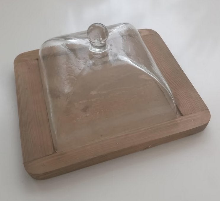 Kaasstolp met houten dienblad, Oosterveldweg 15, 7274 DZ, Verzenden, Serveerplank, Vierkant
