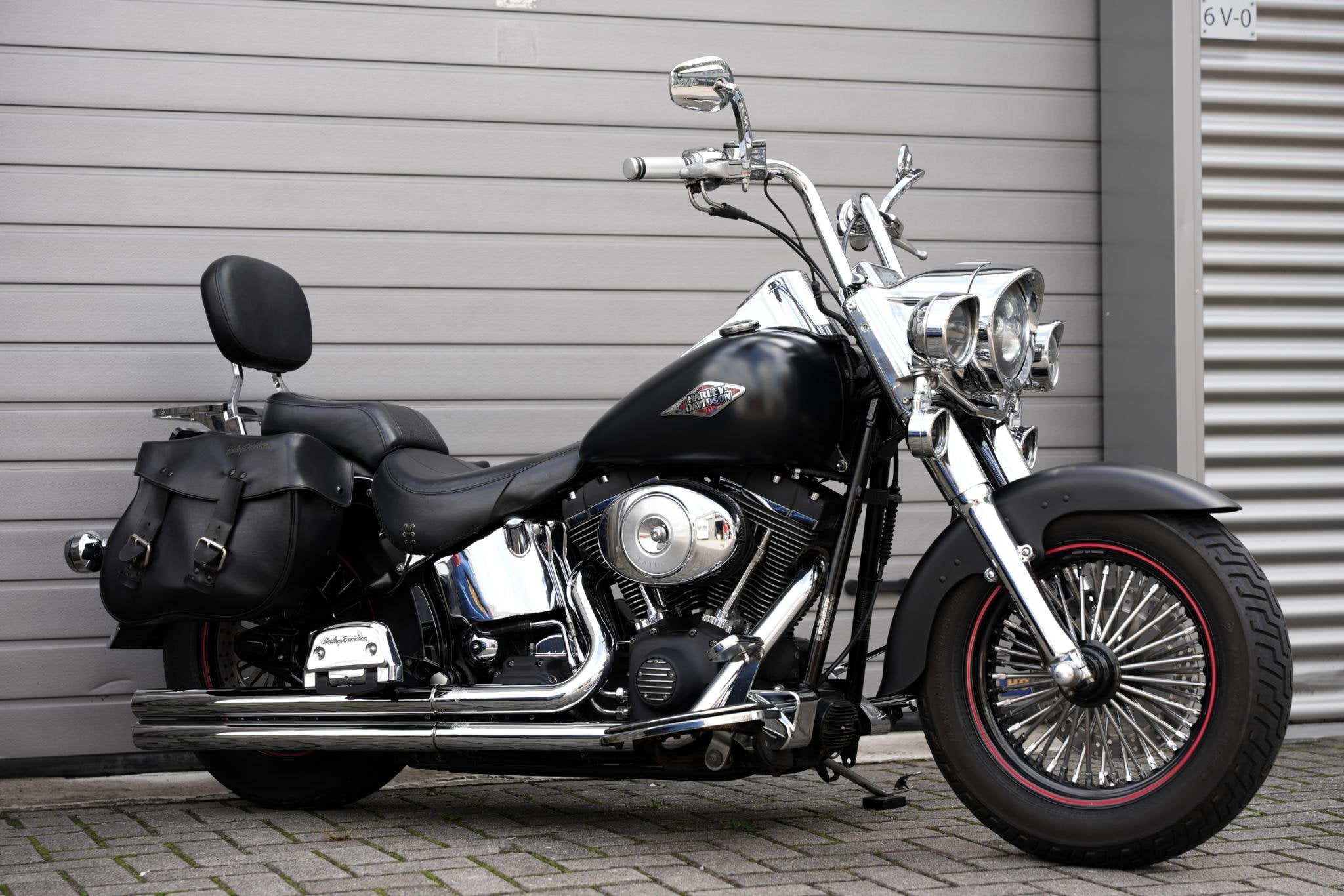 Harley Davidson FLSTF Fat Boy Softail Fatboy 1450cc Black, Laan van Vredenoord 33
2289 DA  Rijswijk, NL, H-DCUSTOMERSERVICE@Harley-Davidson.com