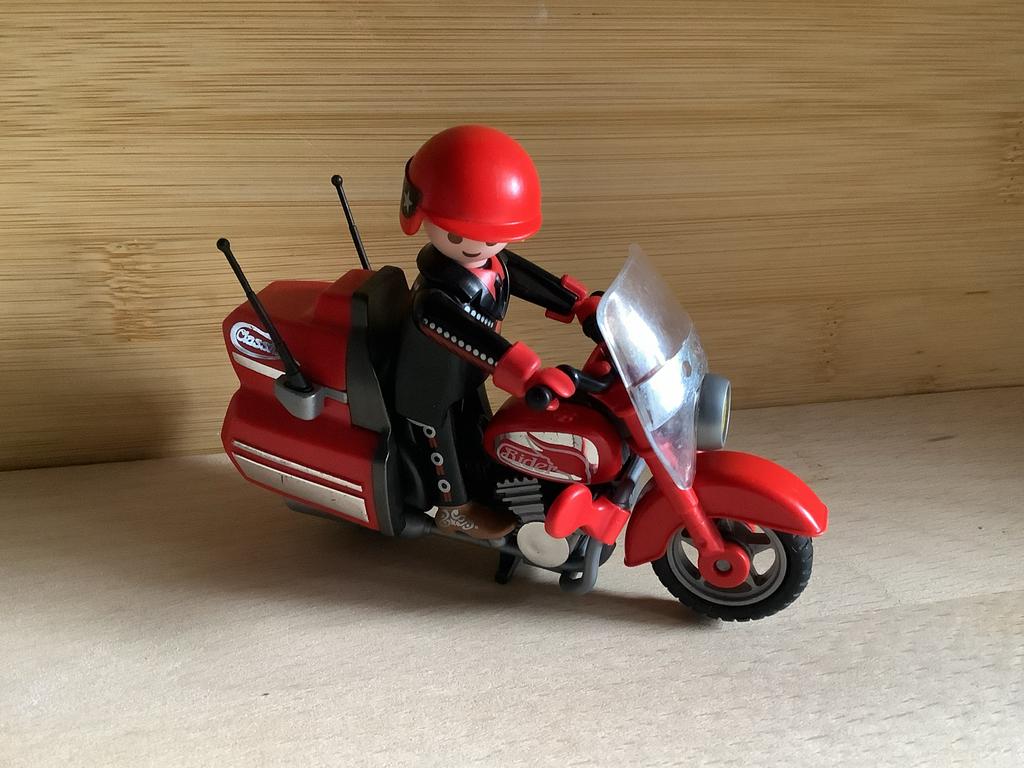 Playmobil 7688 Harley Davidson Highway Tourer met Figuur, Kinderen en Baby's, Speelgoed | Playmobil, Ophalen, Zo goed als nieuw