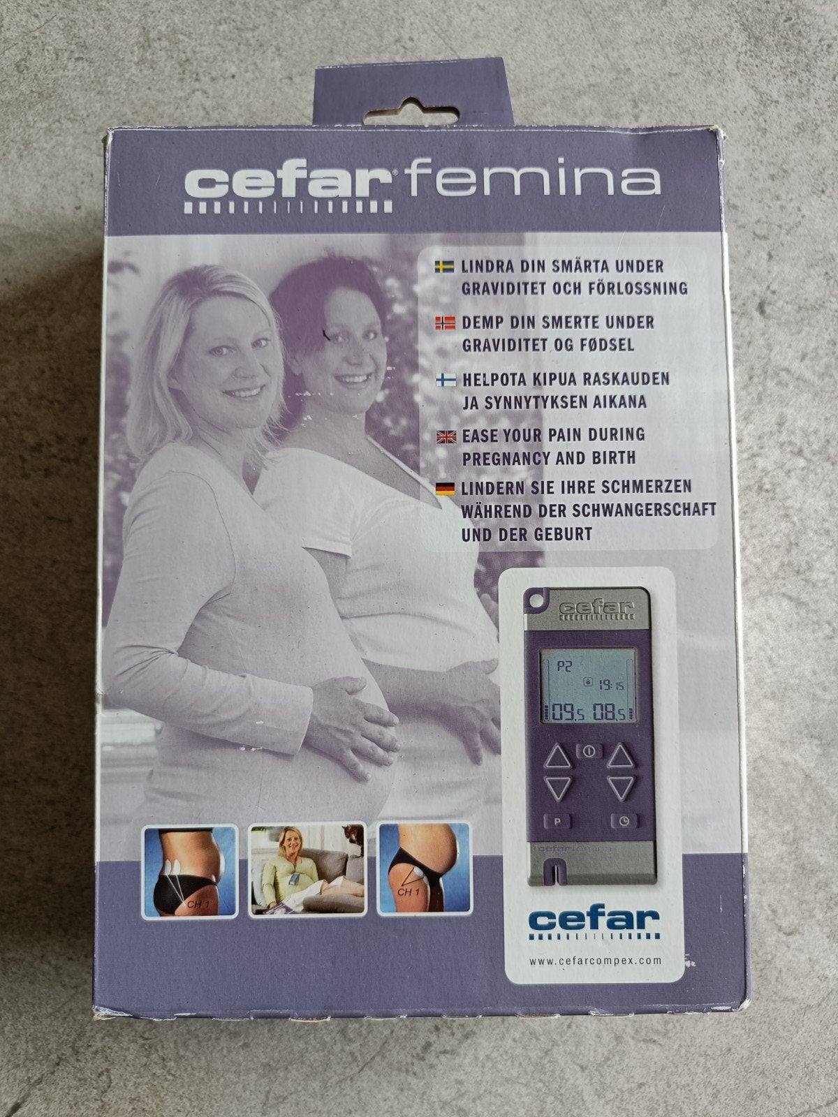 Cefar Femina TENS apparaat voor zwangerschap en bevalling, Ophalen of Verzenden, Zo goed als nieuw, Overige typen