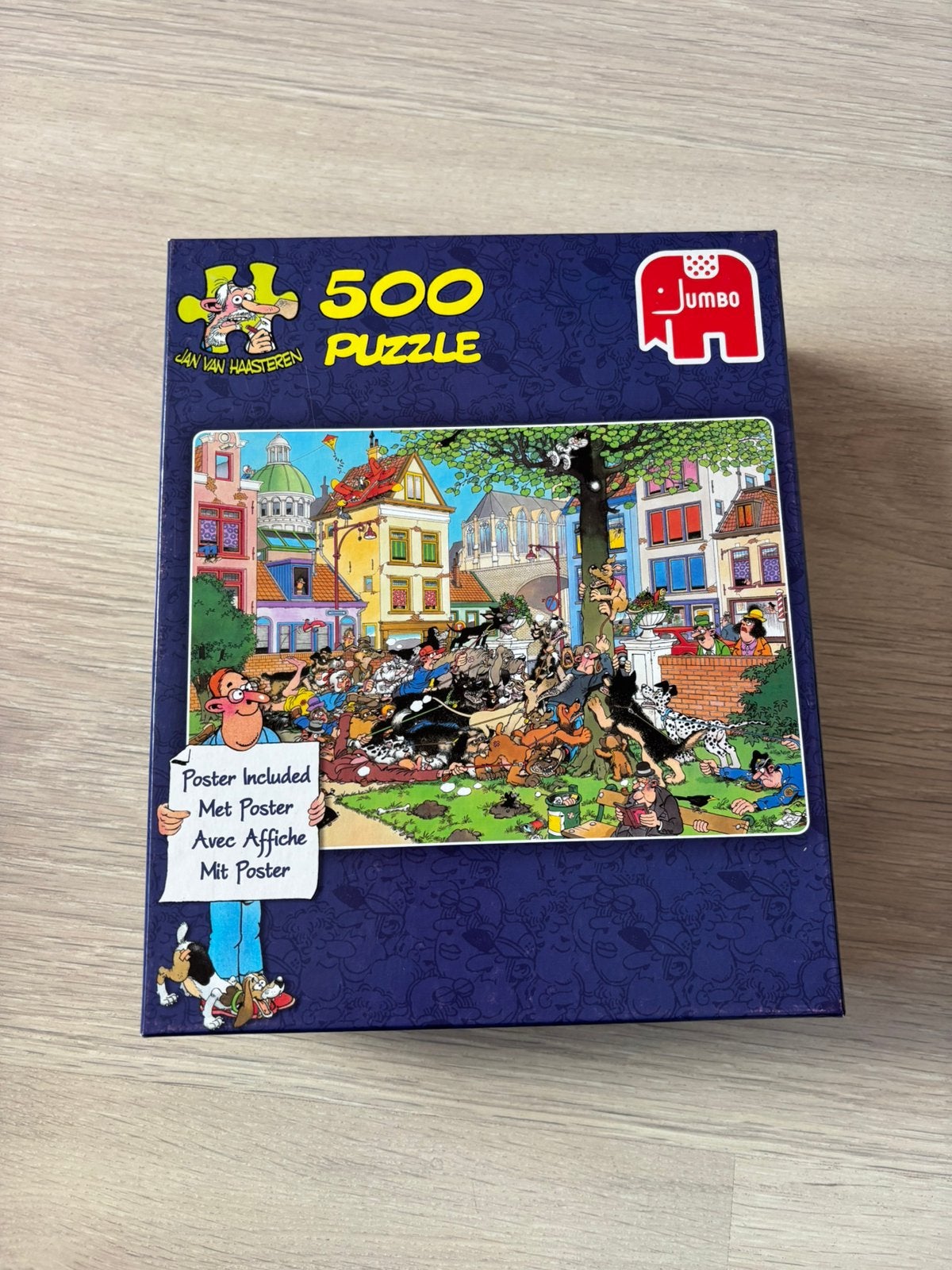 Jan van Haasteren puzzel 500 Vang die kat!, Ophalen, 500 t/m 1500 stukjes, Zo goed als nieuw