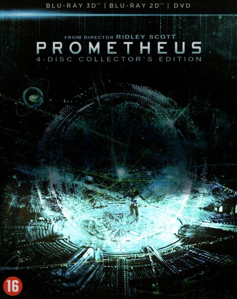 Prometheus - 4 disc collector's Edition 3D/2D - NL uitgave, Engels, Verzenden, Nederlands, Zo goed als nieuw