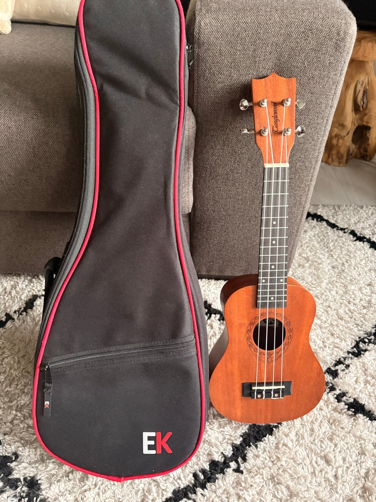 Tanglewood Tiare Ukelele met hoes, Ophalen of Verzenden, Zo goed als nieuw, Ukelele