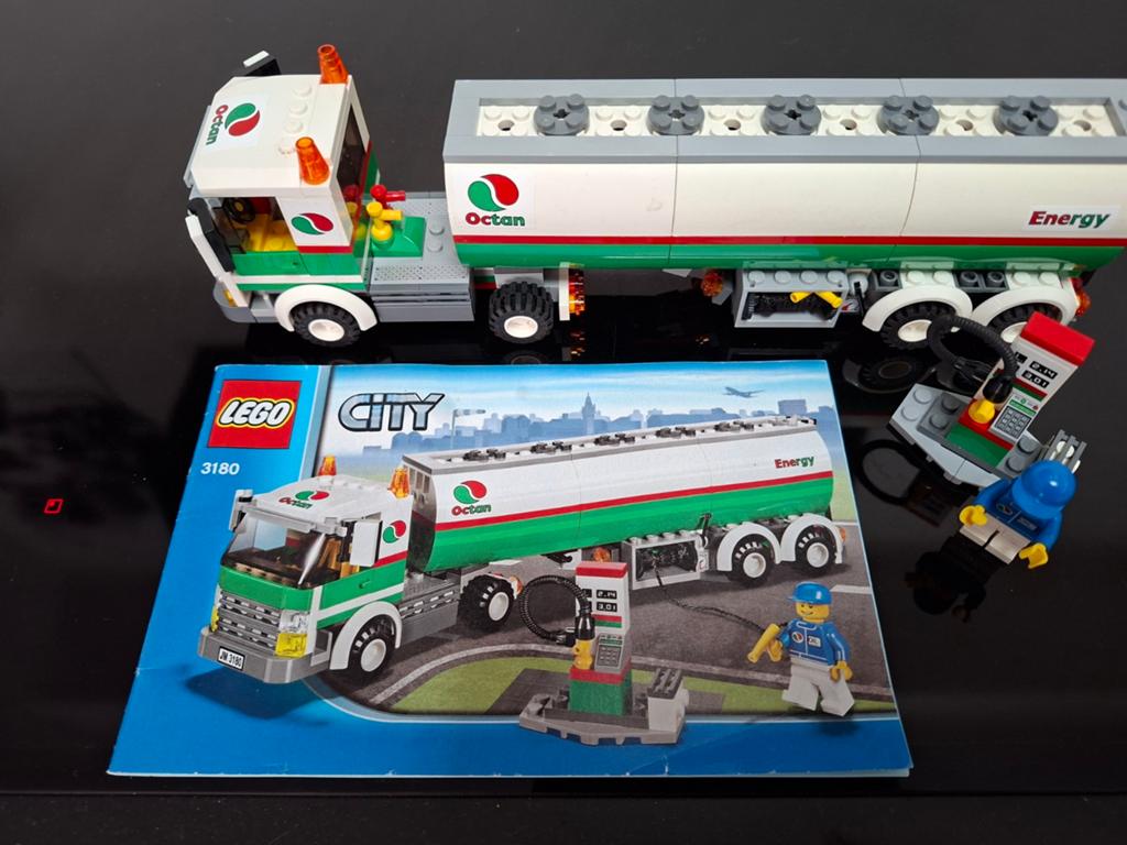 LEGO CITY 3180 TANKWAGEN, Lego, Ophalen of Verzenden, Compleet, Complete set