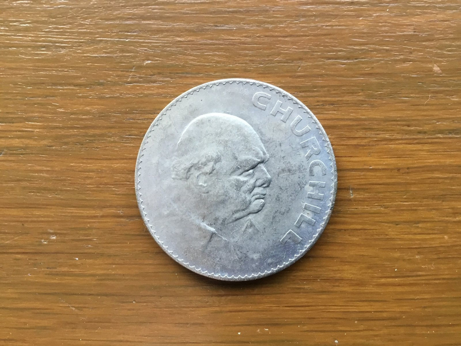 Munt Engeland 1 crown 1965 Churchill, Postzegels en Munten, Munten | Europa | Niet-Euromunten, Verzenden, Overige landen