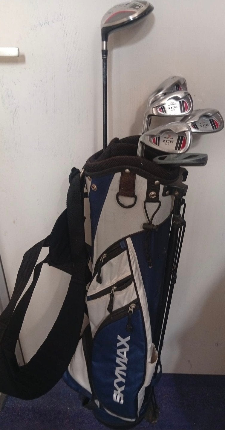 Skymax linkshandige heren golfset met golftas, Ophalen of Verzenden, Gebruikt, Set