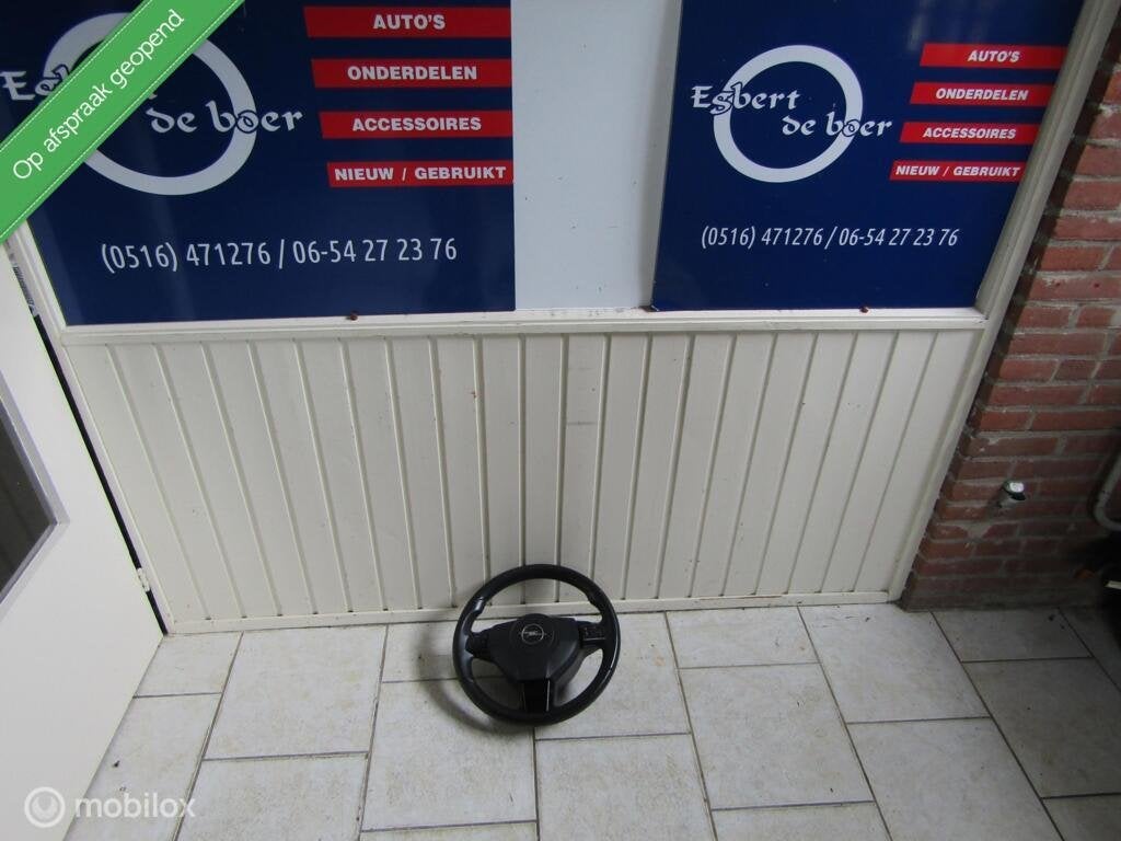 luxe stuur irmscher opel vectra c met airbag met bediening, Auto-onderdelen, Gebruikt, Opel, Ophalen of Verzenden, Opel