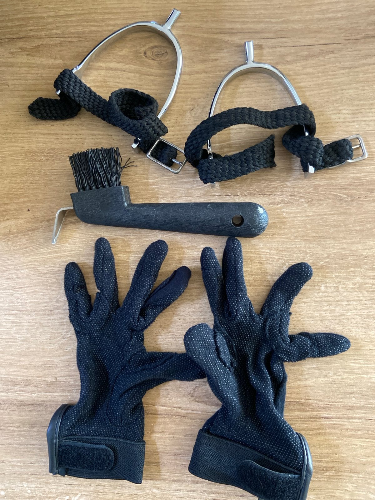 Paardrijhandschoenen sporen krabber, Ophalen of Verzenden