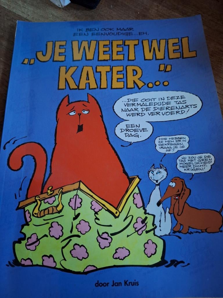 Je Weet Wel Kater - door Jan Kruis, Eén stripboek, Ophalen of Verzenden, Gelezen, Jan Kruis