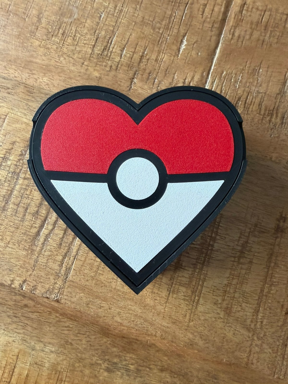 Pokeball hartvormige bewaarbakje #pokemon Op=Op, Kinderen en Baby's, Overige typen, Handgemaakt, Nieuw, Ophalen of Verzenden
