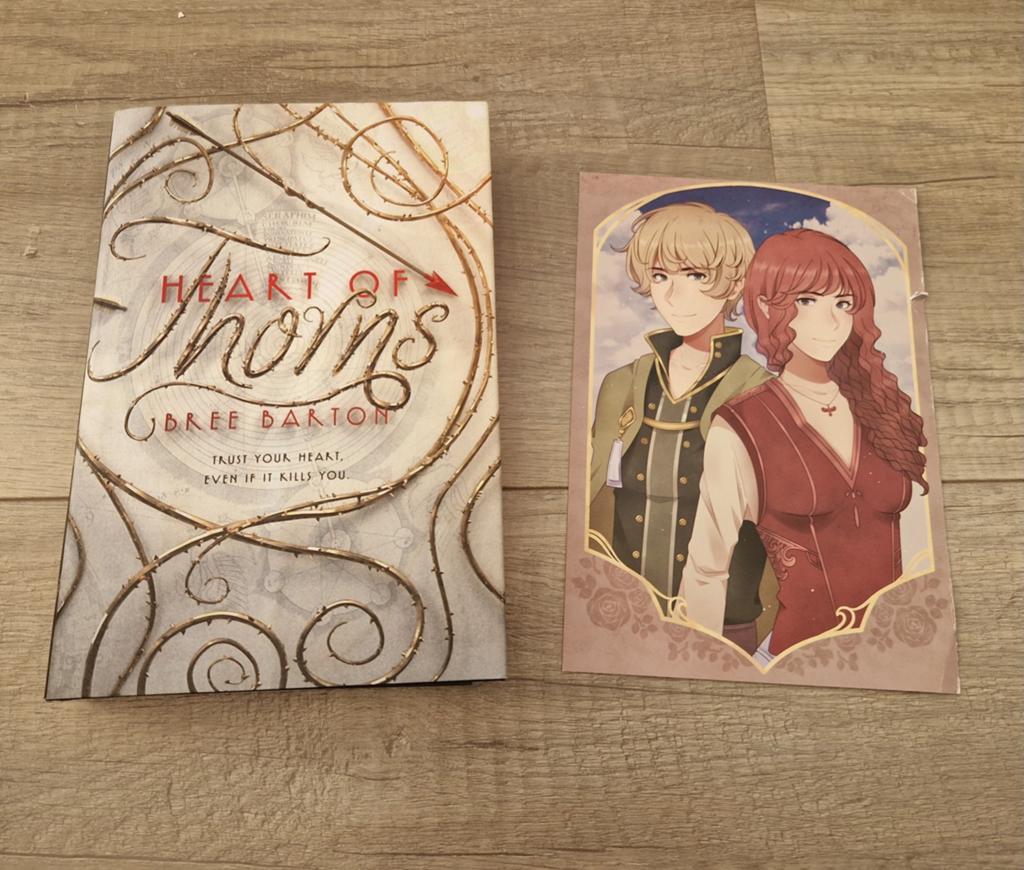 Boek fairyloot heart of thorns bree barton gesigneerd engels, Ophalen of Verzenden, Zo goed als nieuw