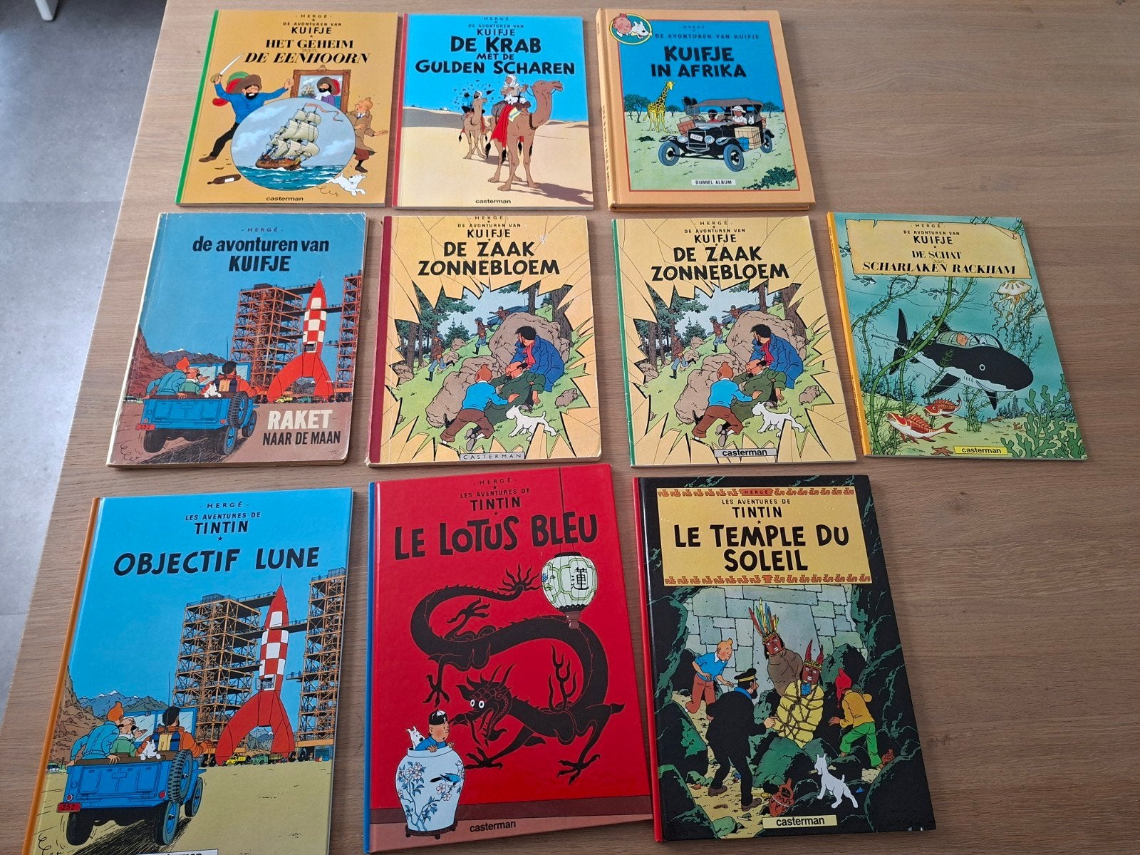 Kuifje stripboeken - Diverse titels, Meerdere stripboeken, Ophalen of Verzenden, Gelezen
