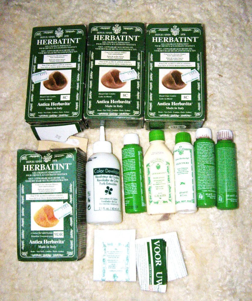 herbatint haarverf natuurlijk haarverf licht asblond, Ophalen of Verzenden, Nieuw, Gel, Wax, Haarlak of Mousse