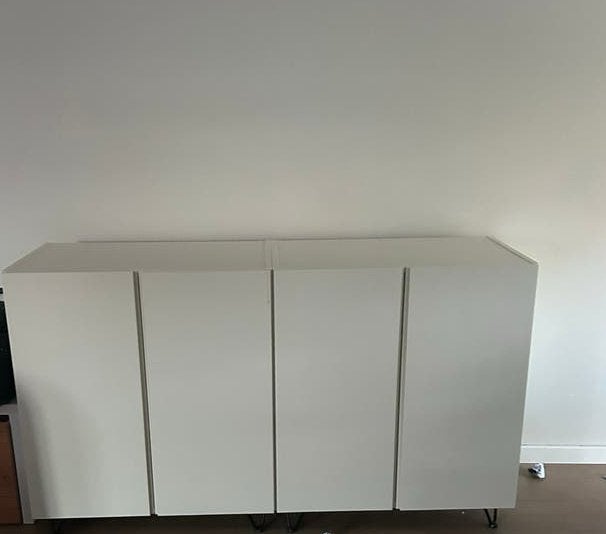 IKEA IVAR kasten 2x – Sandy Beach – 80x30x83 cm, Ophalen, Zo goed als nieuw, 25 tot 50 cm, 50 tot 100 cm