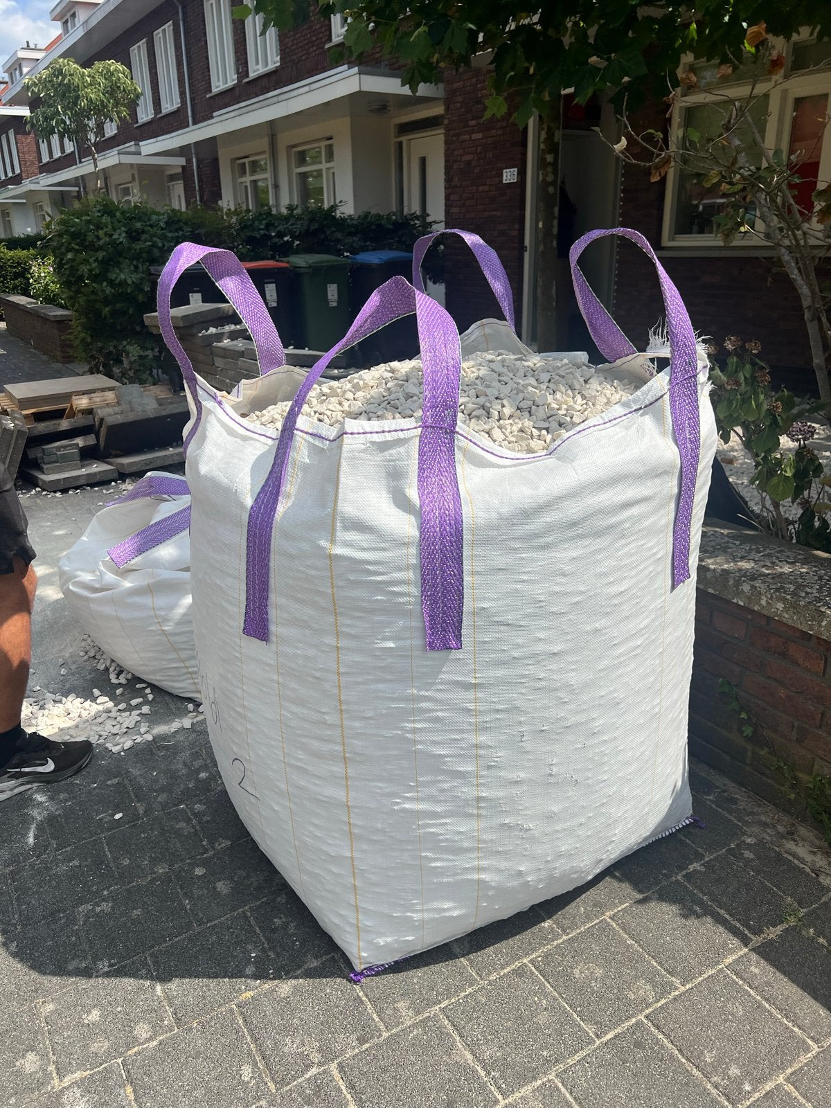 Big bag Yellow Sun Split 16/22 - 1m³, Tuin en Terras, Ophalen, Beige, Nieuw, Split