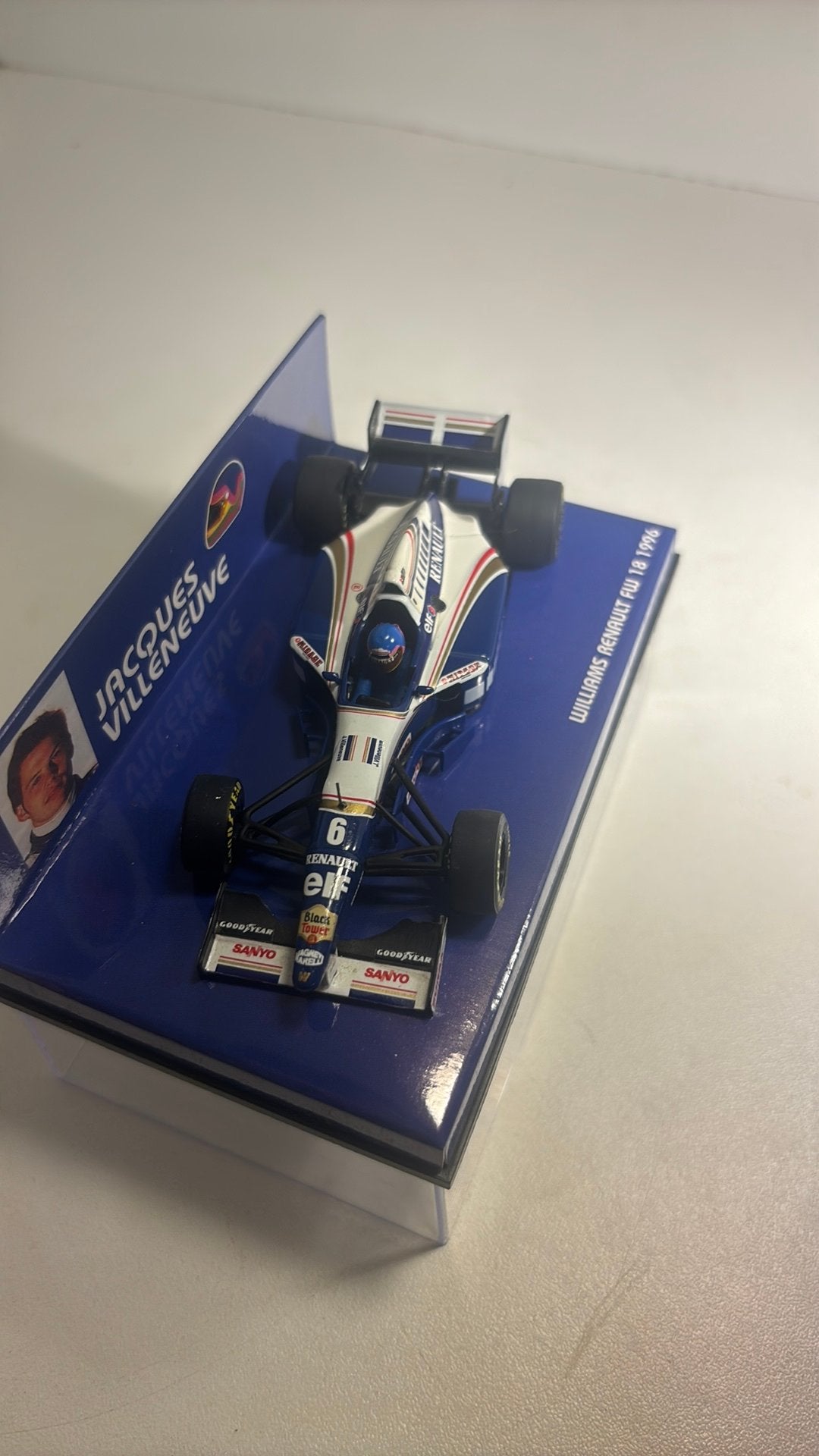F1 williams renault fw 1996 minichamps 1.43, Hobby en Vrije tijd, Auto, Ophalen of Verzenden, MiniChamps, A