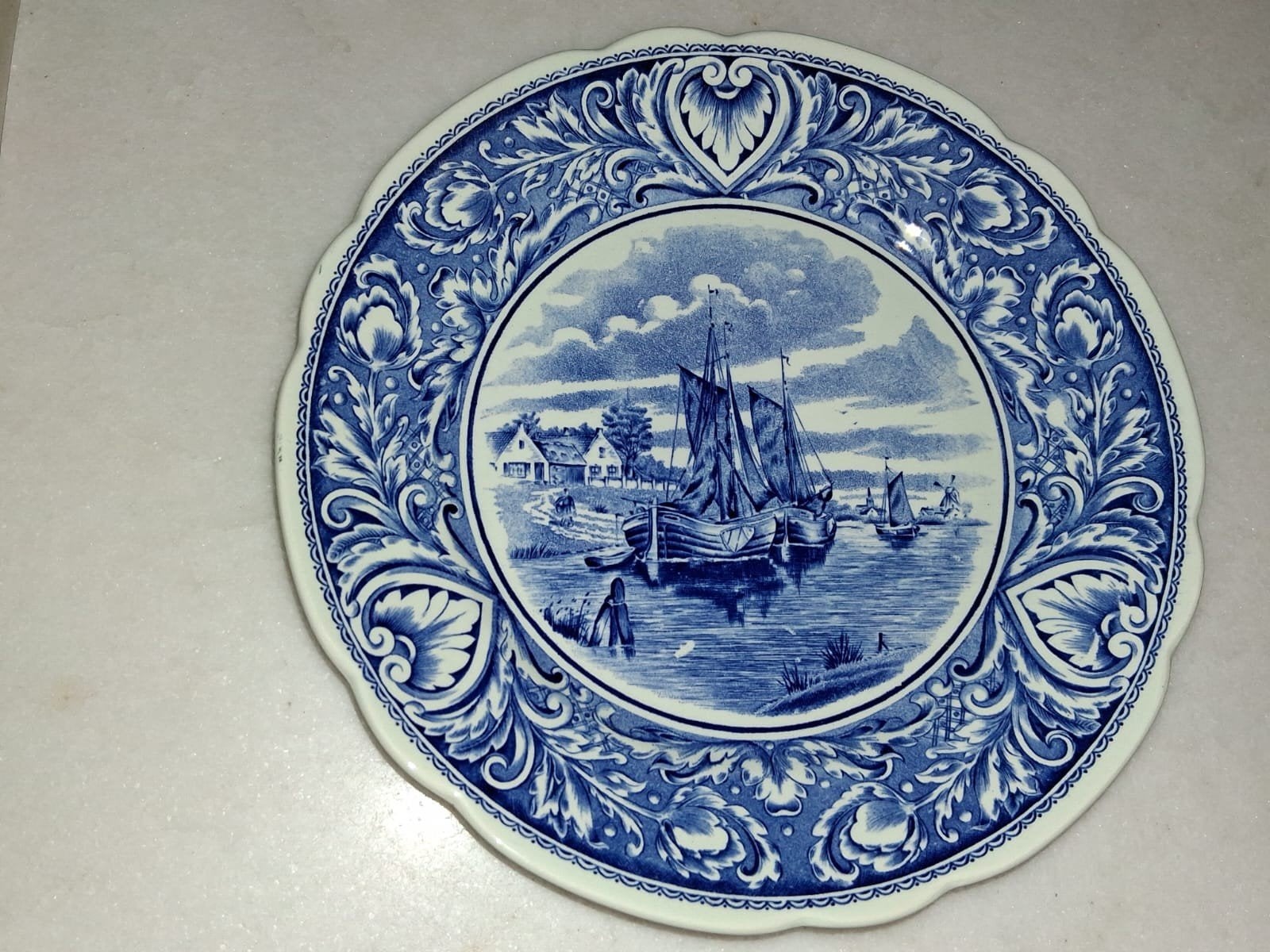 Delftsblauw bord., Antiek en Kunst, Ophalen of Verzenden