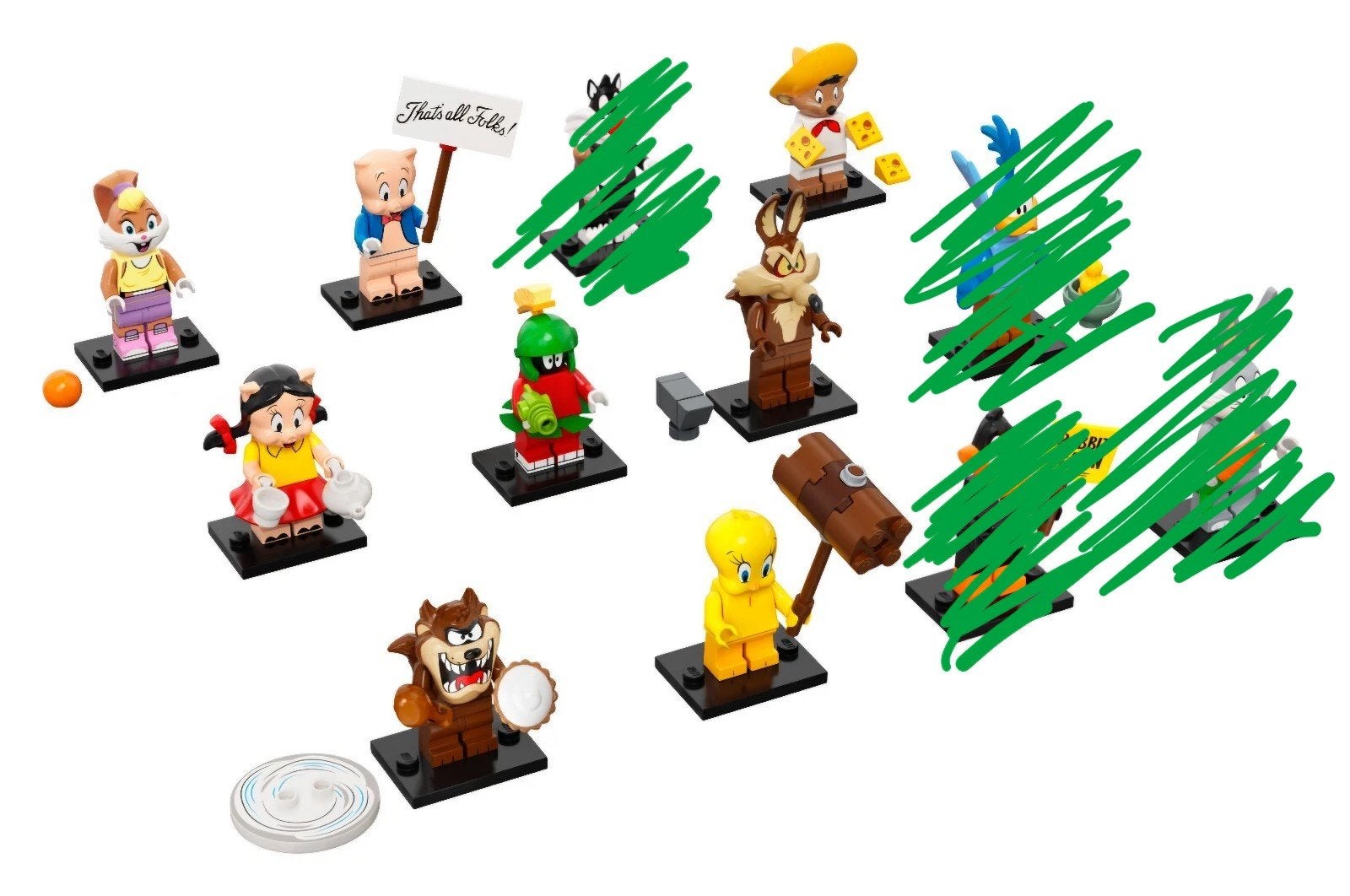 LEGO Collectible Minifigures Looney Tunes serie 71030, Ophalen of Verzenden, Zo goed als nieuw
