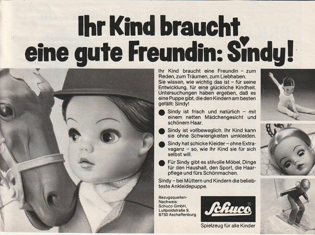 retro reclame 1978 Sindy pop met haar mooie paard, Verzenden, Overige typen