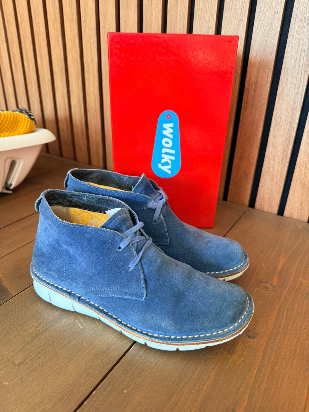 Wolky Wilna dames schoenen blauw maat 39, Ophalen of Verzenden, Zo goed als nieuw, Blauw