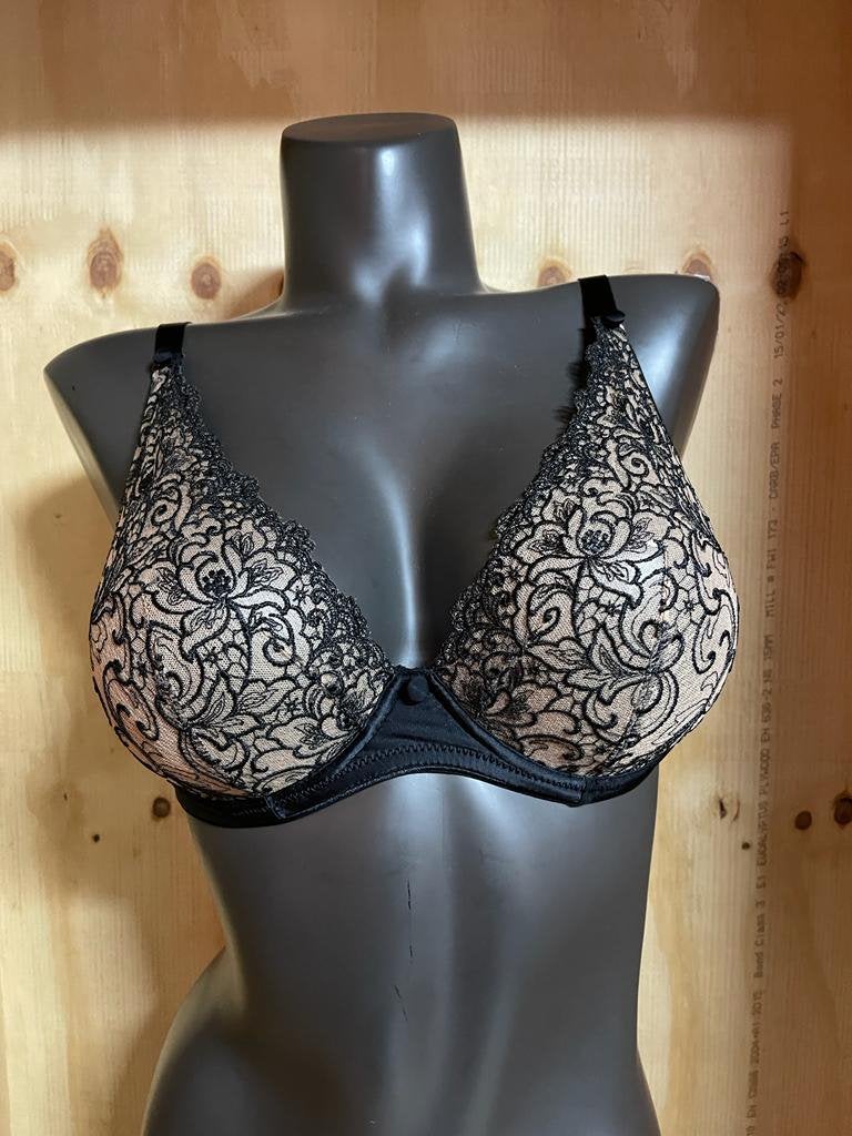 Aubade bh by Karl Lagerfeld maat 75d Model ucf12, Verzenden, Zwart, BH