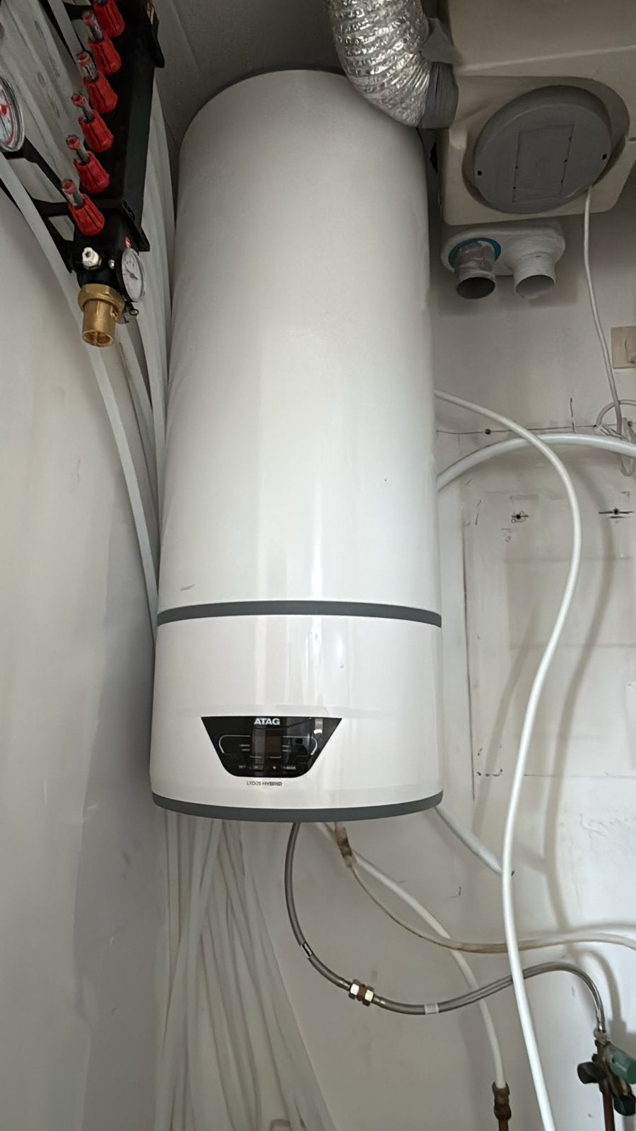 Atag boiler warmtepomp boiler elektrisch, Ophalen, 100 liter of meer, Boiler, Minder dan 3 jaar oud