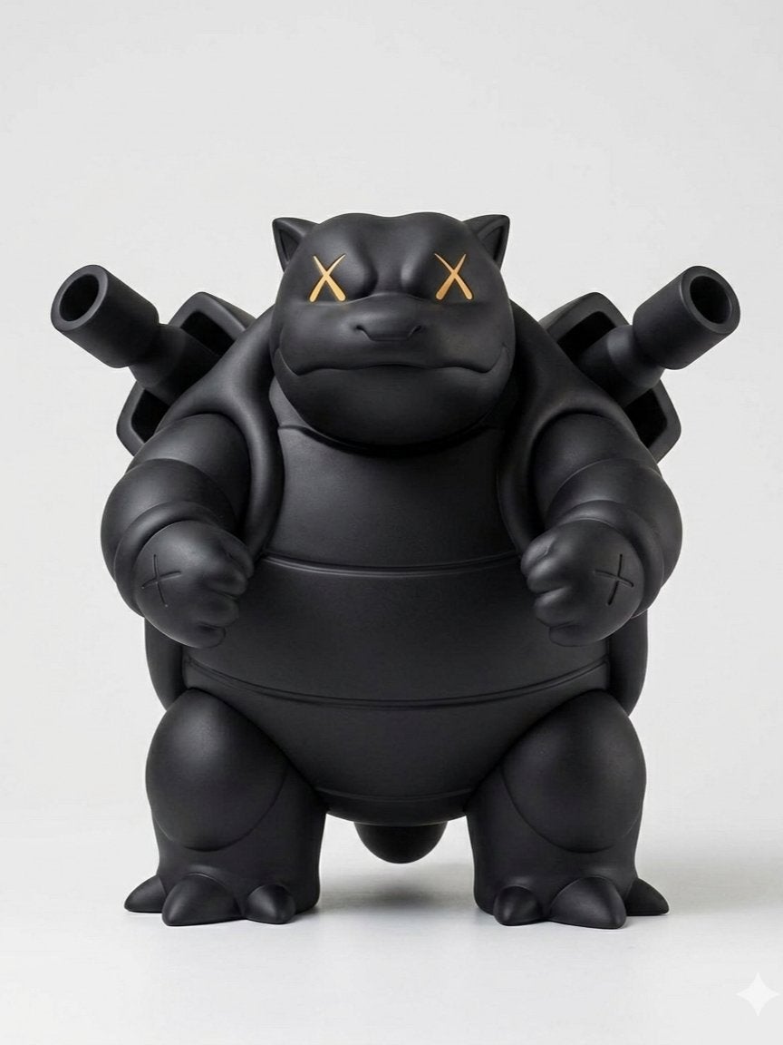 KAWS x Blastoise Figuur - Zeldzaam Verzamelobject, D, C, Ophalen of Verzenden, Zo goed als nieuw