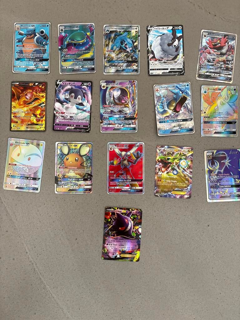 Pokémon GX/EX/V Kaarten Collectie - Diverse Zeldzame, Ophalen of Verzenden, Gebruikt, Meerdere kaarten