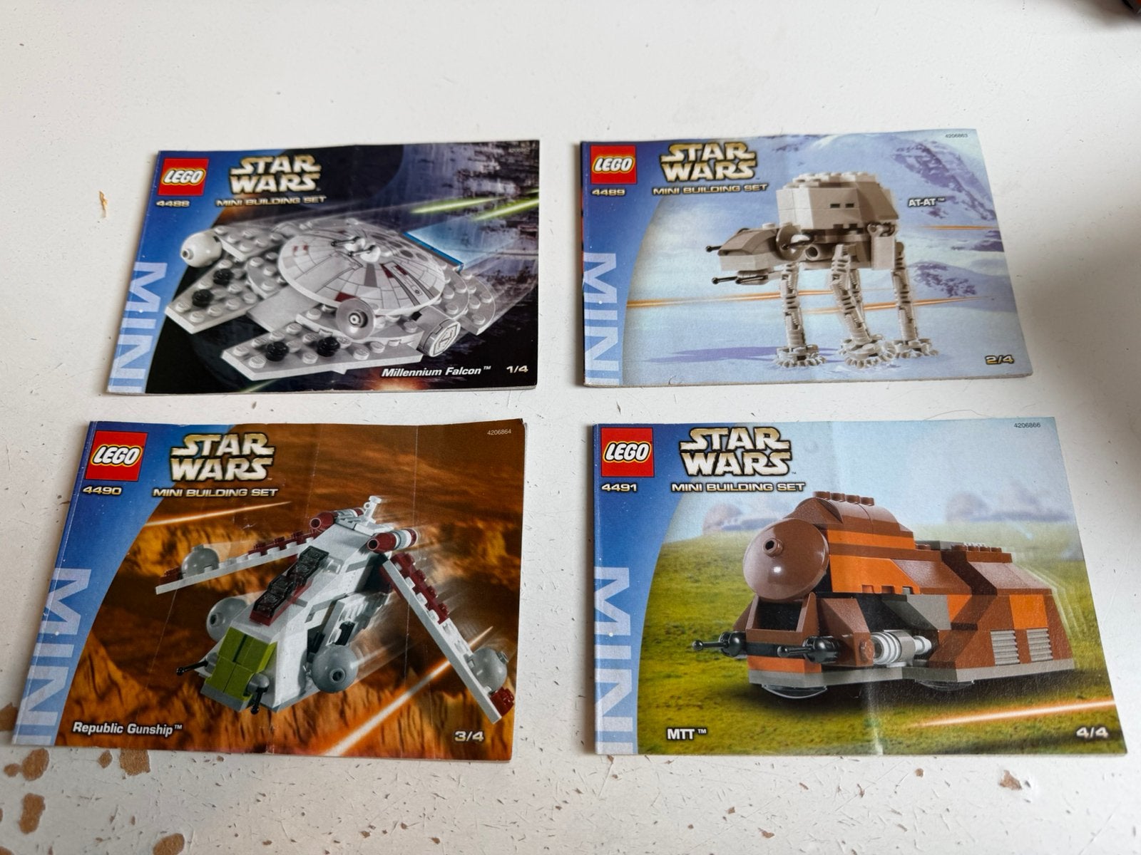 12 x LEGO STAR WARS MINI SETS, Star Wars, Lego, Inclusief instructies, Ophalen of Verzenden