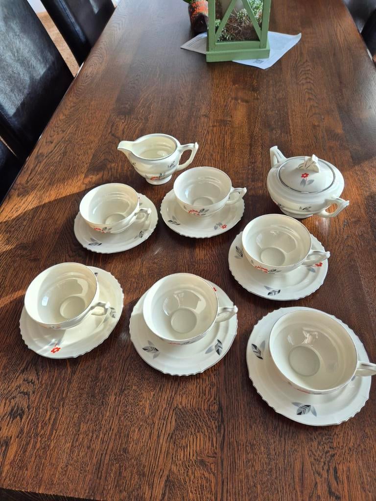 Servies 90 jaar oud, Antiek en Kunst, Antiek | Servies compleet, Ophalen of Verzenden