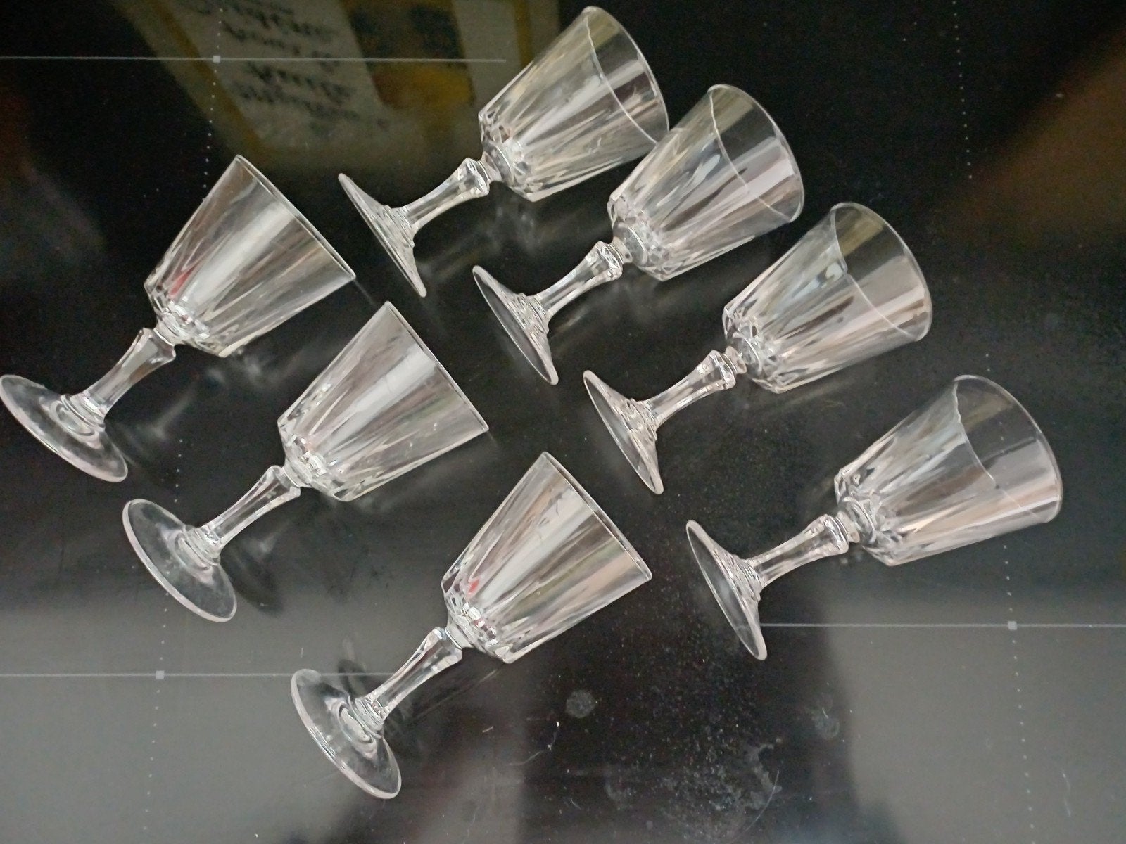 Vintage Franse kristallen Glaasjes van Cristal D'Arques, Verzenden