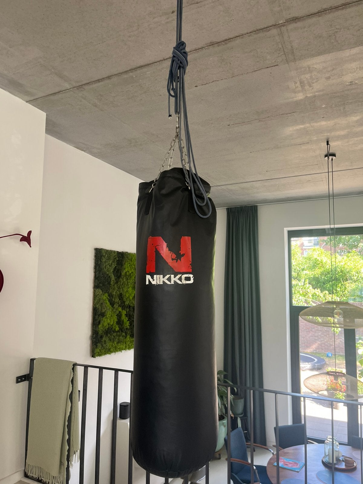 Nikko boksbal 120 cm/35 cm diameter 34kg, Sport en Fitness, Boksen, Ophalen, Zo goed als nieuw, Boksbal