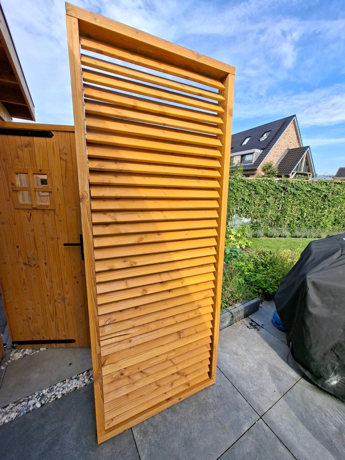 Douglas Shutter scherm 89 x 224 cm, Tuin en Terras, Overkappingen, Ophalen, Zo goed als nieuw, Overige typen