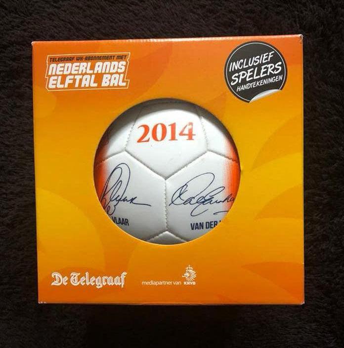 Nederlands Elftal Bal met spelers handtekeningen, nieuw, Sport en Fitness, Voetbal, Maat XL, Ophalen of Verzenden, Nieuw, Bal