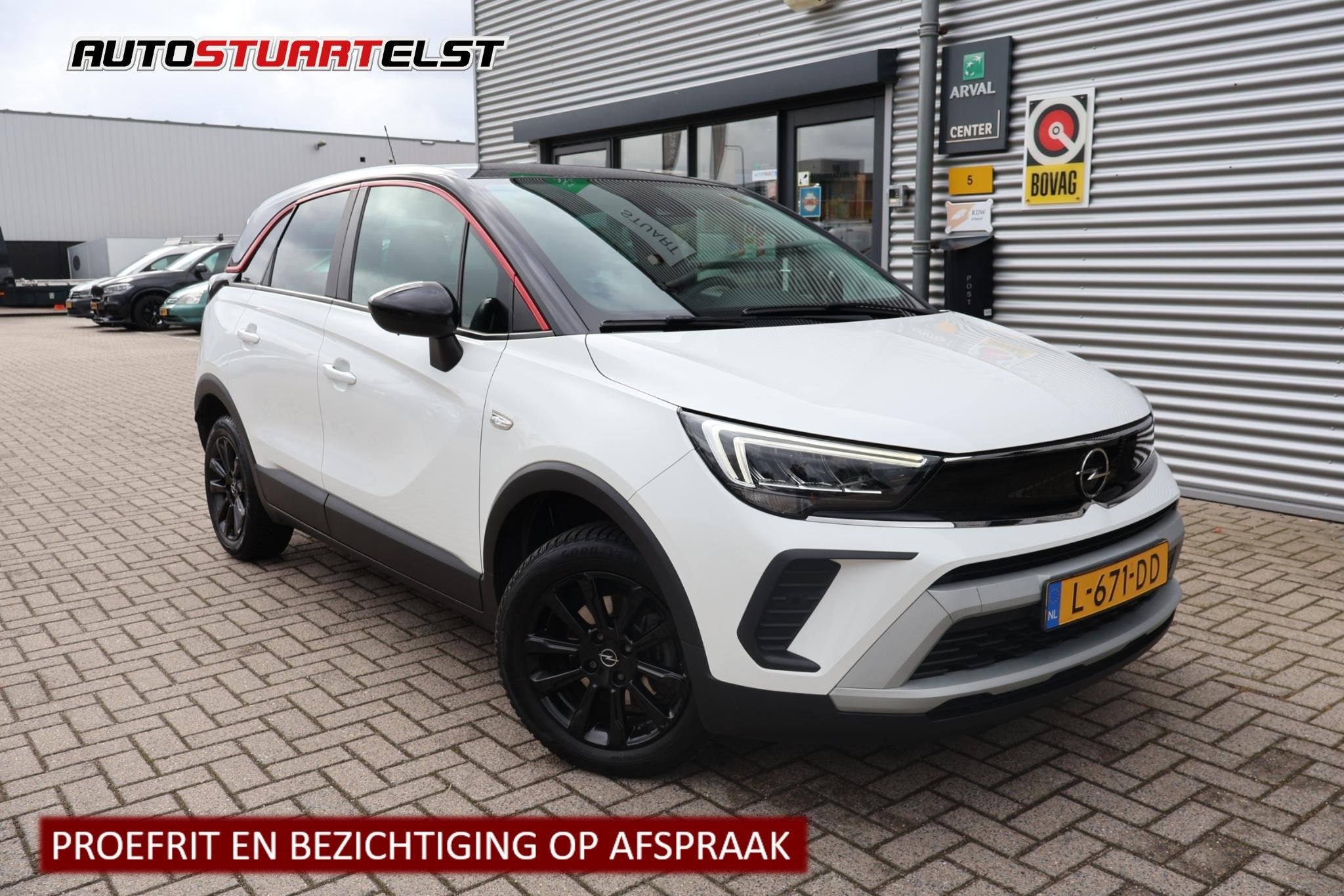 Opel Crossland 1.2 Turbo GS Line 1e Eigenaar | Dealer Onderh, Auto's, Dealer onderhouden, Gebruikt, 1199 cc, Wit