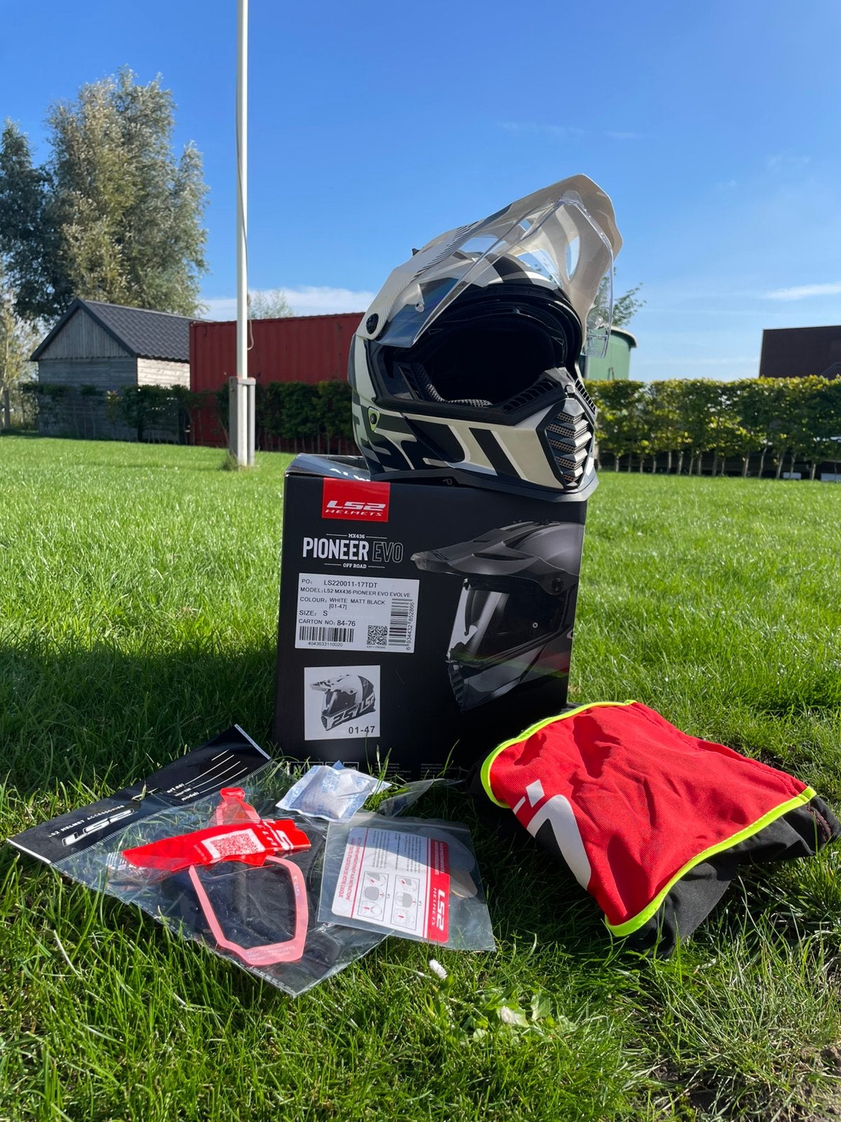LS2 crosshelm, Fietsen en Brommers, Ophalen