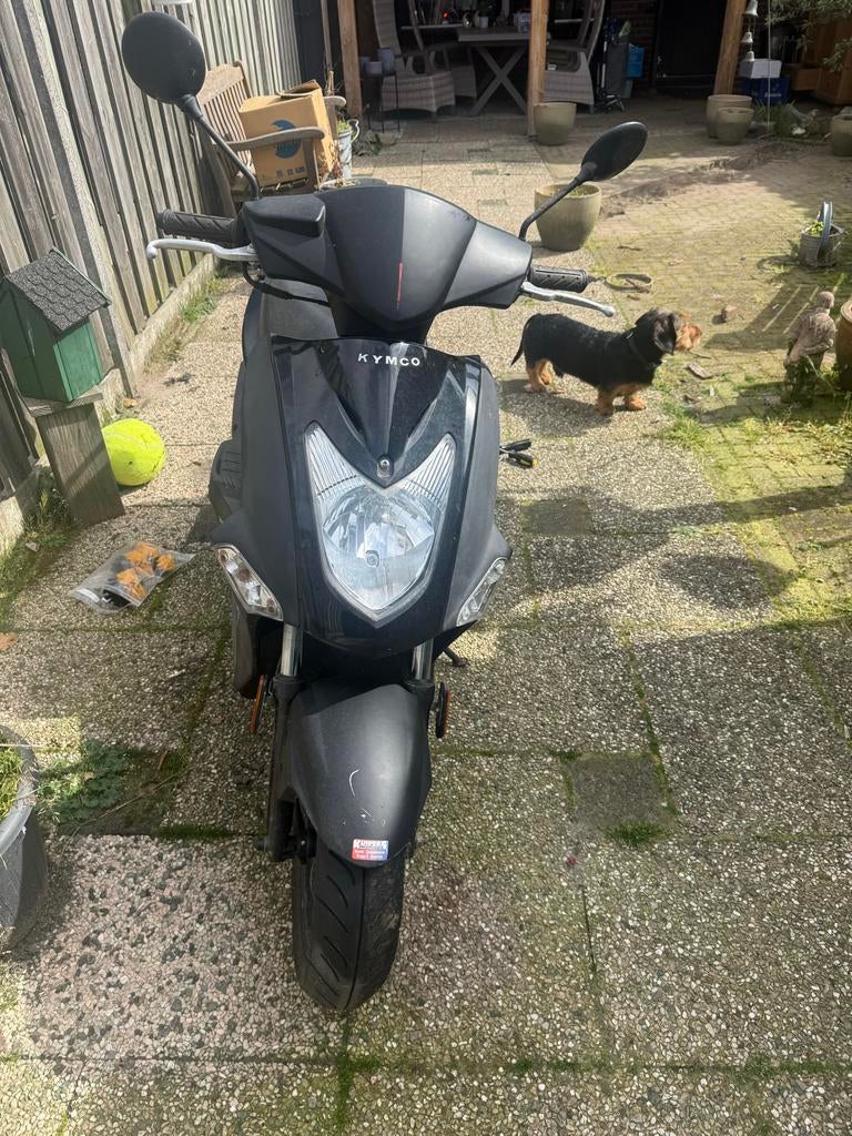 Kymco Agility 50, 2007, 25 km/u, blauw kenteken, Fietsen en Brommers, Scooters | Kymco, Ophalen, Gebruikt, Maximaal 25 km/u, Agility