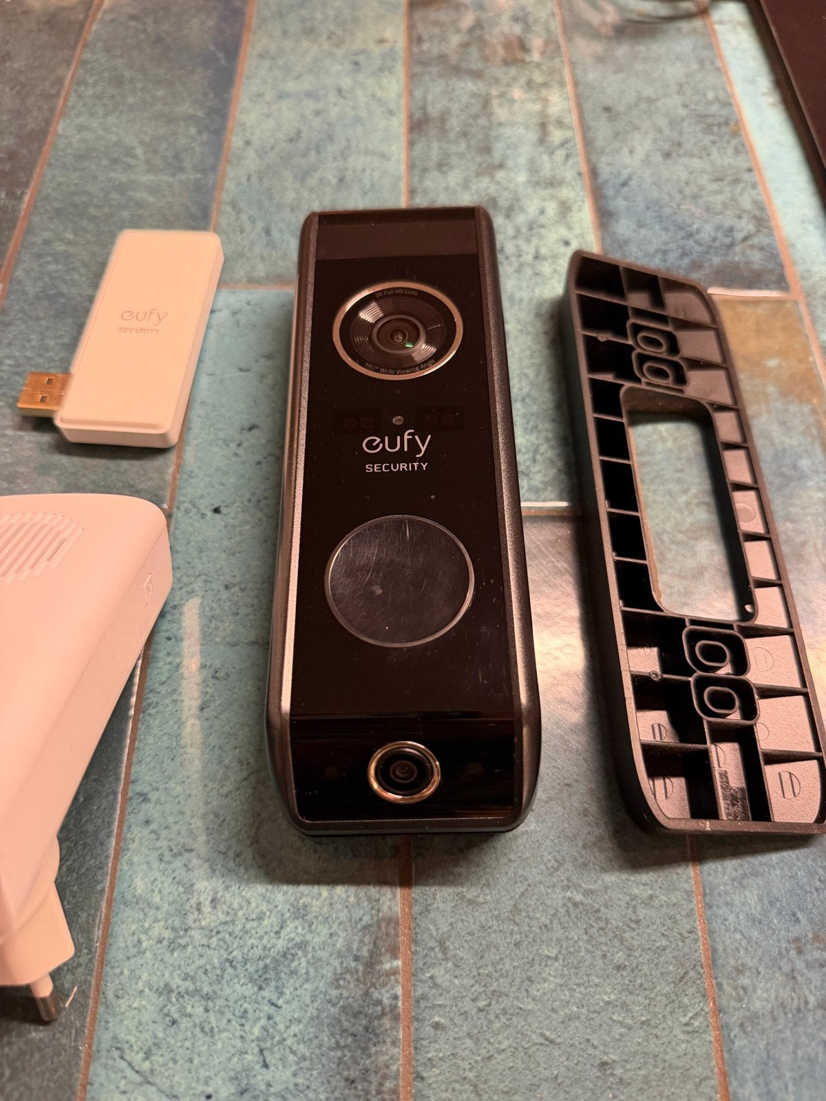 Eufy Video Deurbel Dual (T8213) met Homebase 2 en Gong, Ophalen of Verzenden, Ingebouwde camera, Zo goed als nieuw, Draadloos
