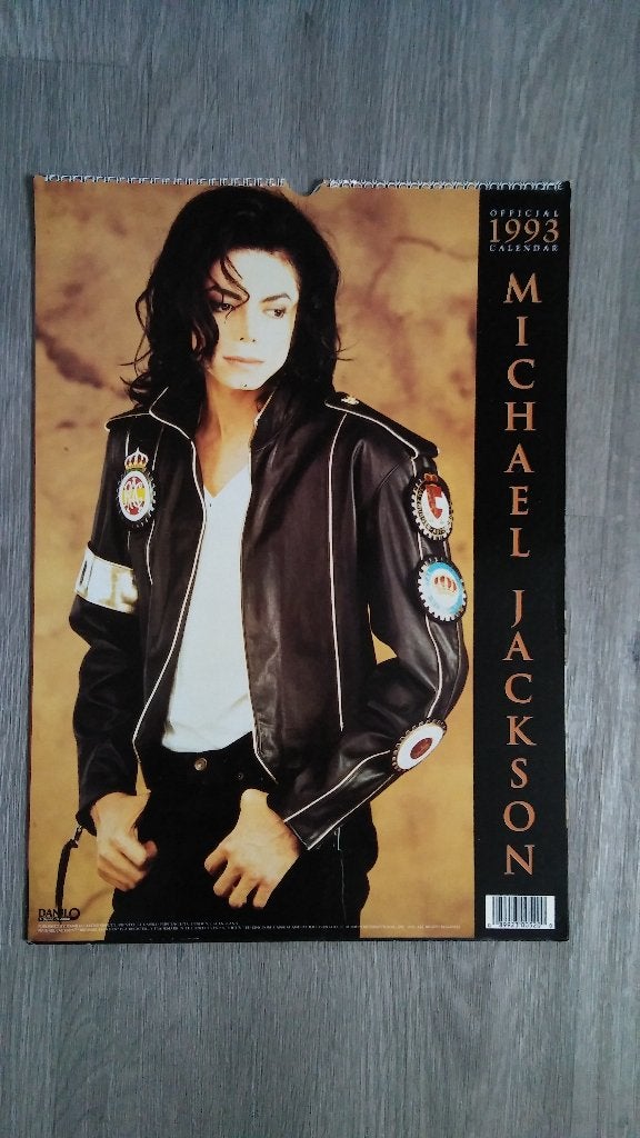 Michael Jackson pop kalender calender 1993 Vintage muziek, Verzenden, Zo goed als nieuw, Overige typen
