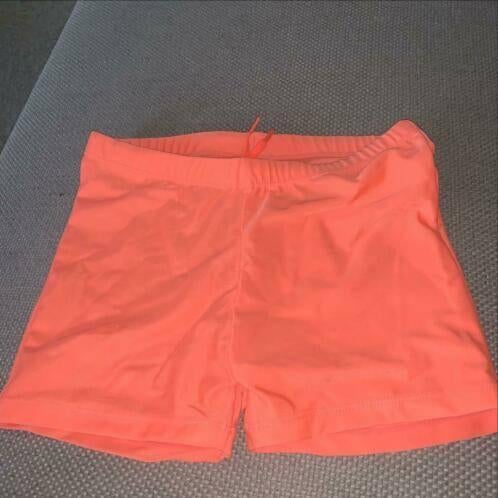 Nieuw met kaartje zwembroek 158 164 neon oranje fluor strak, Verzenden, Nieuw, Maat 158, Zwembroek