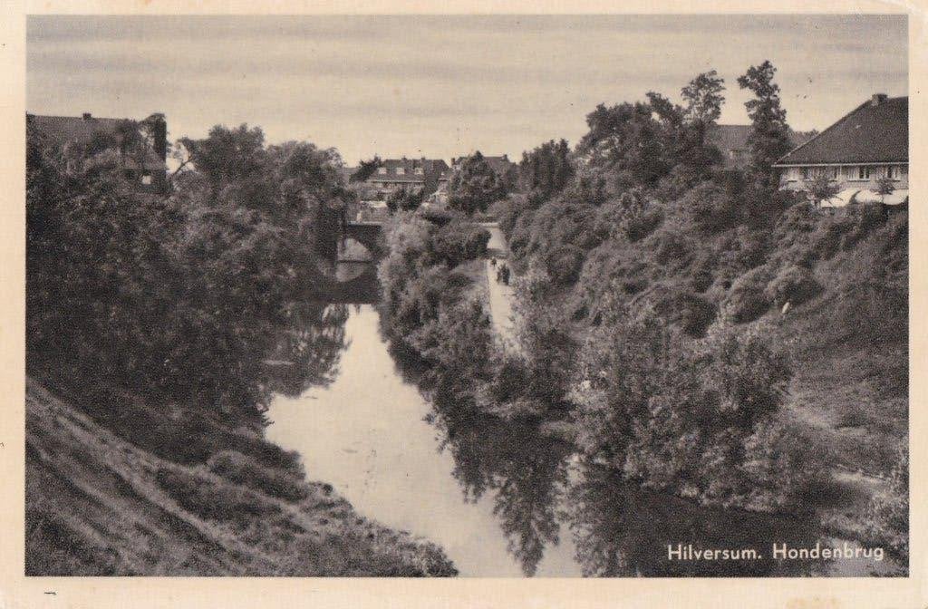 hilversum  hondenbrug  1952, Ophalen of Verzenden, Voor 1920, Noord-Brabant
