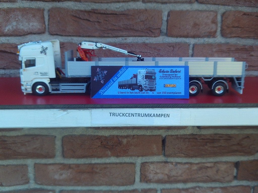 WSI   Scania   R5   Topline   van   Edwin   Salari., Hobby en Vrije tijd, Modelauto's | 1:50, Ophalen of Verzenden, Nieuw, Bus of Vrachtwagen