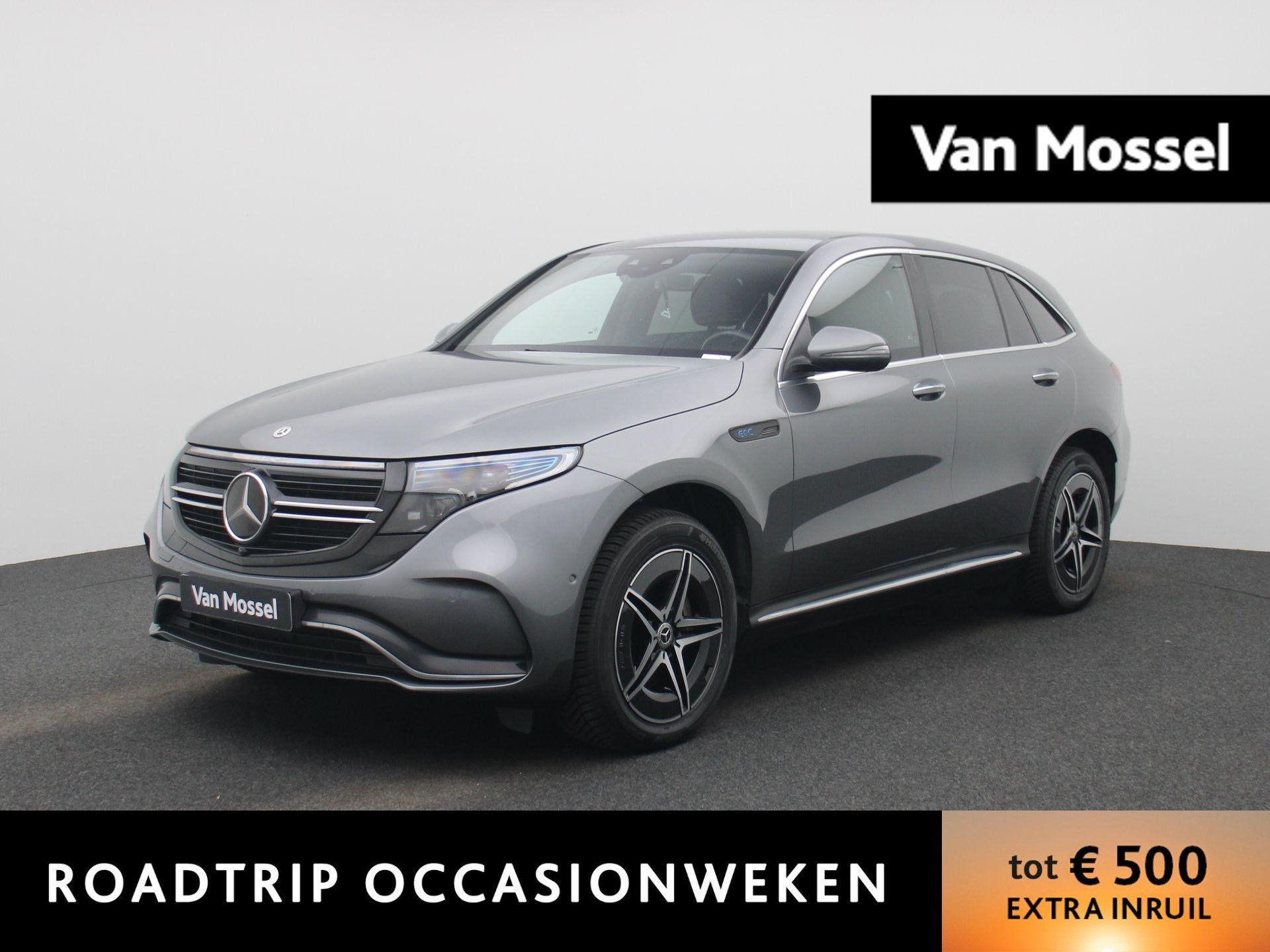 Mercedes-Benz EQC 400 4MATIC Business Solution AMG | Wordt V, Auto's, Automaat, Stof, Zwart, Vierwielaandrijving