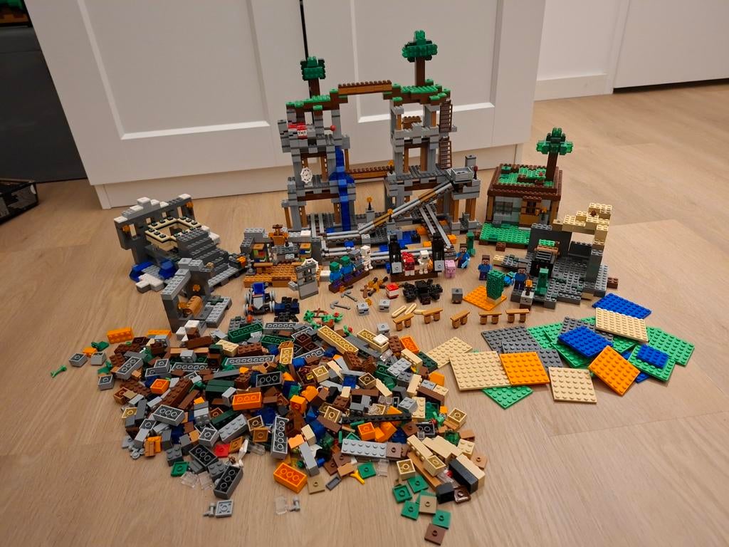 lego minecraft, Kinderen en Baby's, Speelgoed | Duplo en Lego, Minecraft, Lego, Ophalen of Verzenden, Zo goed als nieuw
