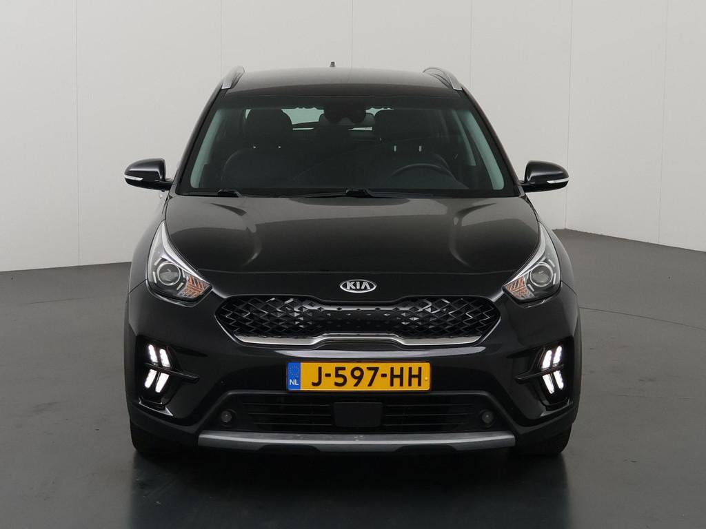 Kia Niro 1.6 GDi Hybrid DynamicLine | Navigatie | Parkeercam, Auto's, Kia, Gebruikt, Euro 6, 2 kWh, Leder en Stof