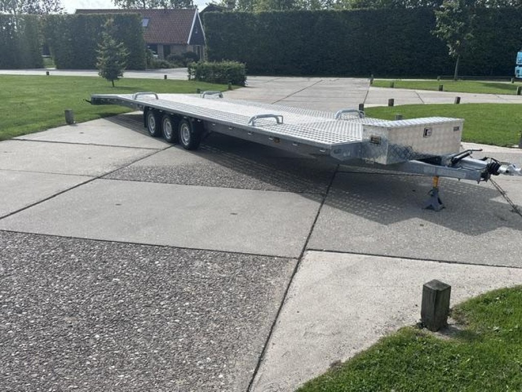 Autotransporter 8,1m elc. Lier 3 asser 3500 KG aanhangwagen, Auto diversen, Gebruikt