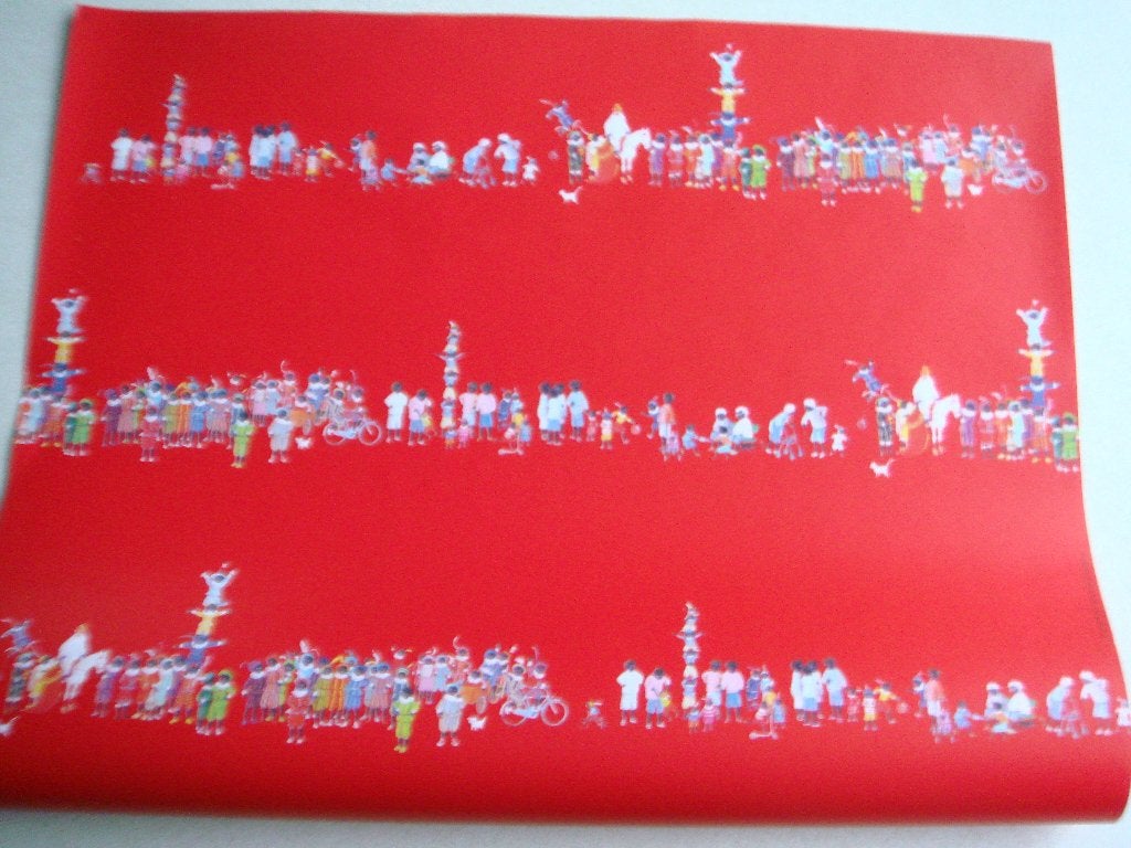 1 meter sinterklaas inpakpapier Charlotte Dematons  € 1,00, Diversen, Ophalen of Verzenden, Nieuw