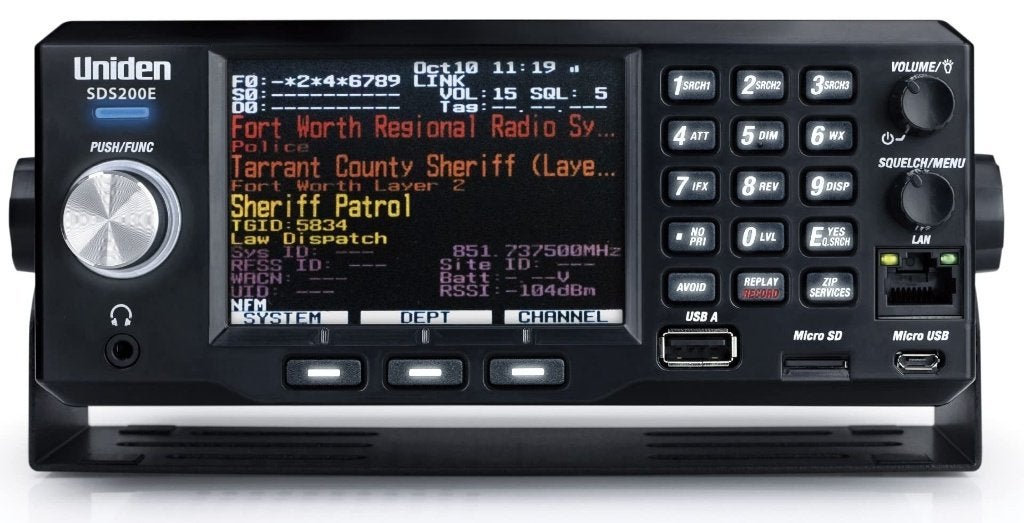 Uniden SDS200E Digitale DMR-NXDN-PROVOICE-dPMR 25-1300 Mhz, Japan, Verzenden, ., Uniden